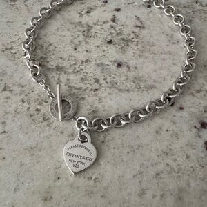 Tiffany & Co. Heart Tag Toggle Necklace